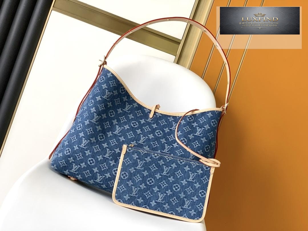 Louis Vuitton Carry All Monogram Denim