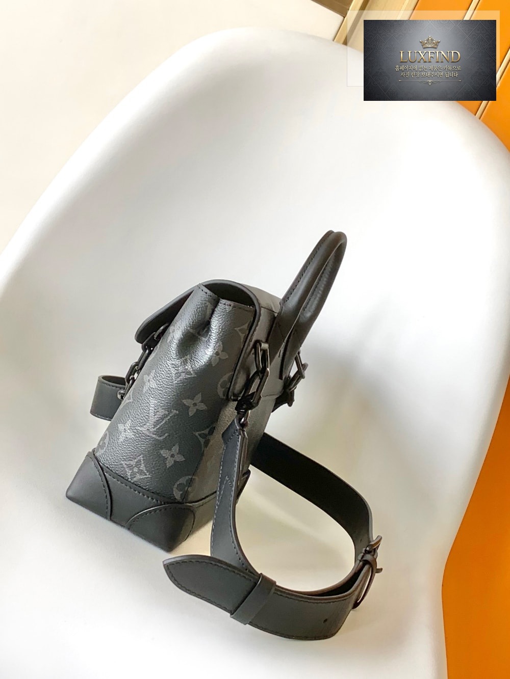 Louis Vuitton Steamer PM Monogram Eclipse Canvas