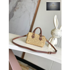 Louis Vuitton Nano Speedy Raffia