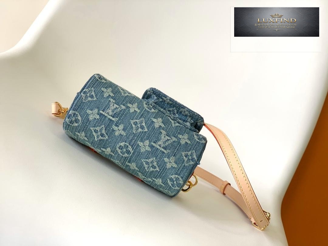 Louis Vuitton Nano Speedy Monogram Denim