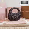 Miu Miu Wander Matelasse Nappa Leather Hobo