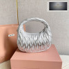 Miu Miu Wander Matelasse Nappa Leather Hobo