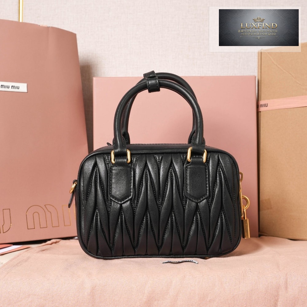 Miu Miu Matelasse Nappa Leather