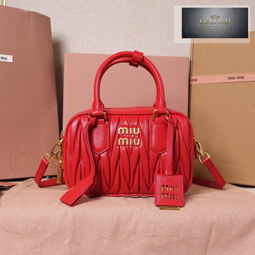 Miu Miu Matelasse Nappa Leather