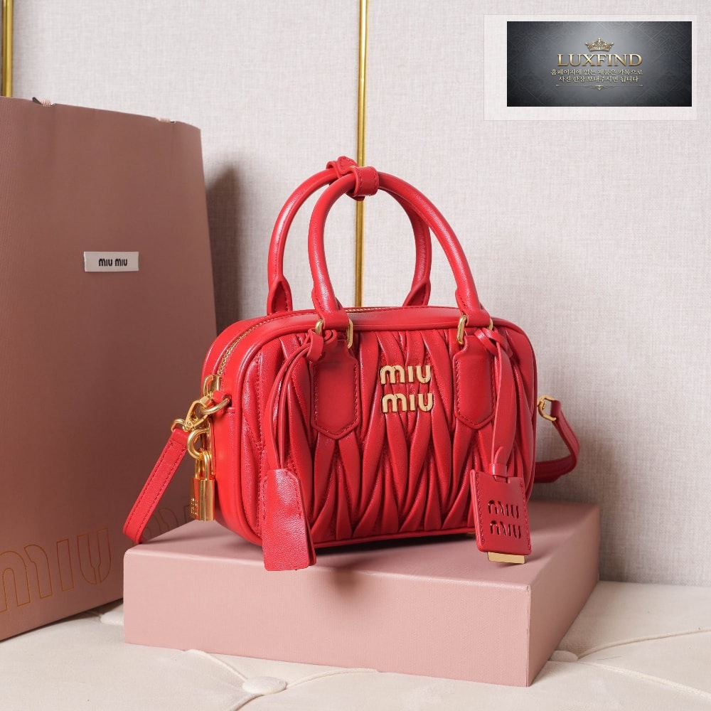 Miu Miu Matelasse Nappa Leather