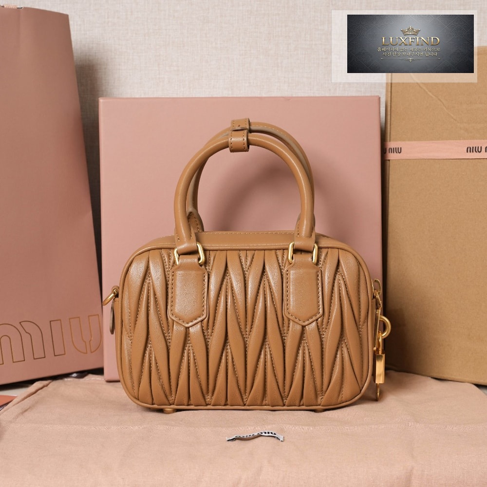 Miu Miu Matelasse Nappa Leather