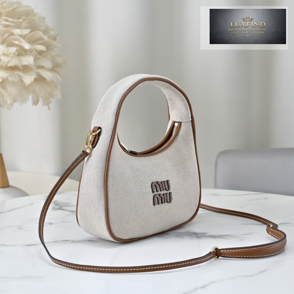 Miu Miu Wander Canvas And Leather