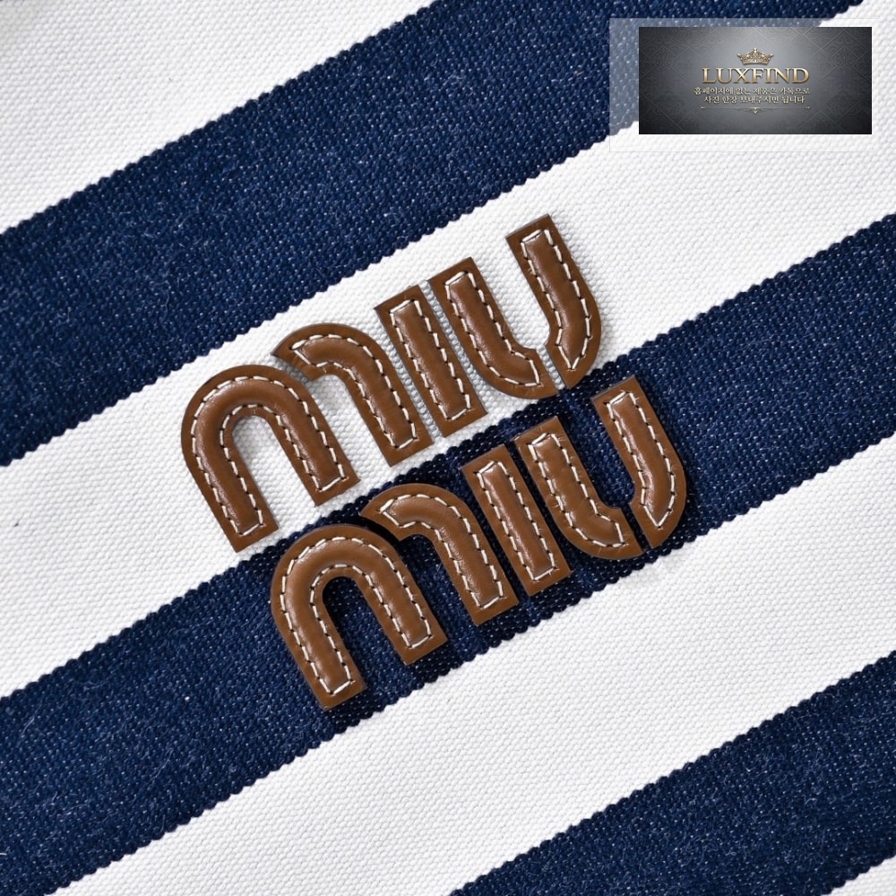 Miu Miu Ivy Canvas Leather
