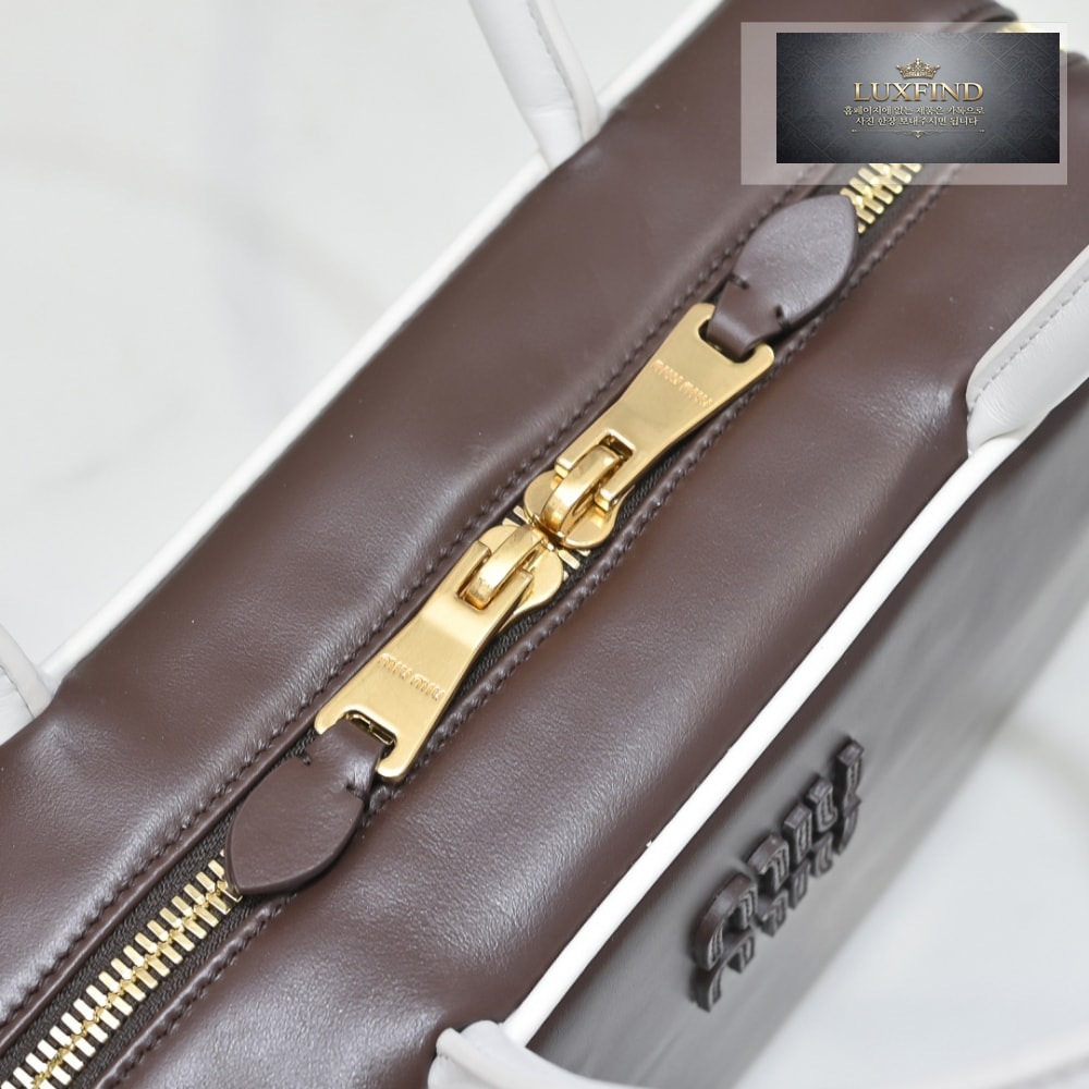 Miu Miu Beau Leather Top Handle