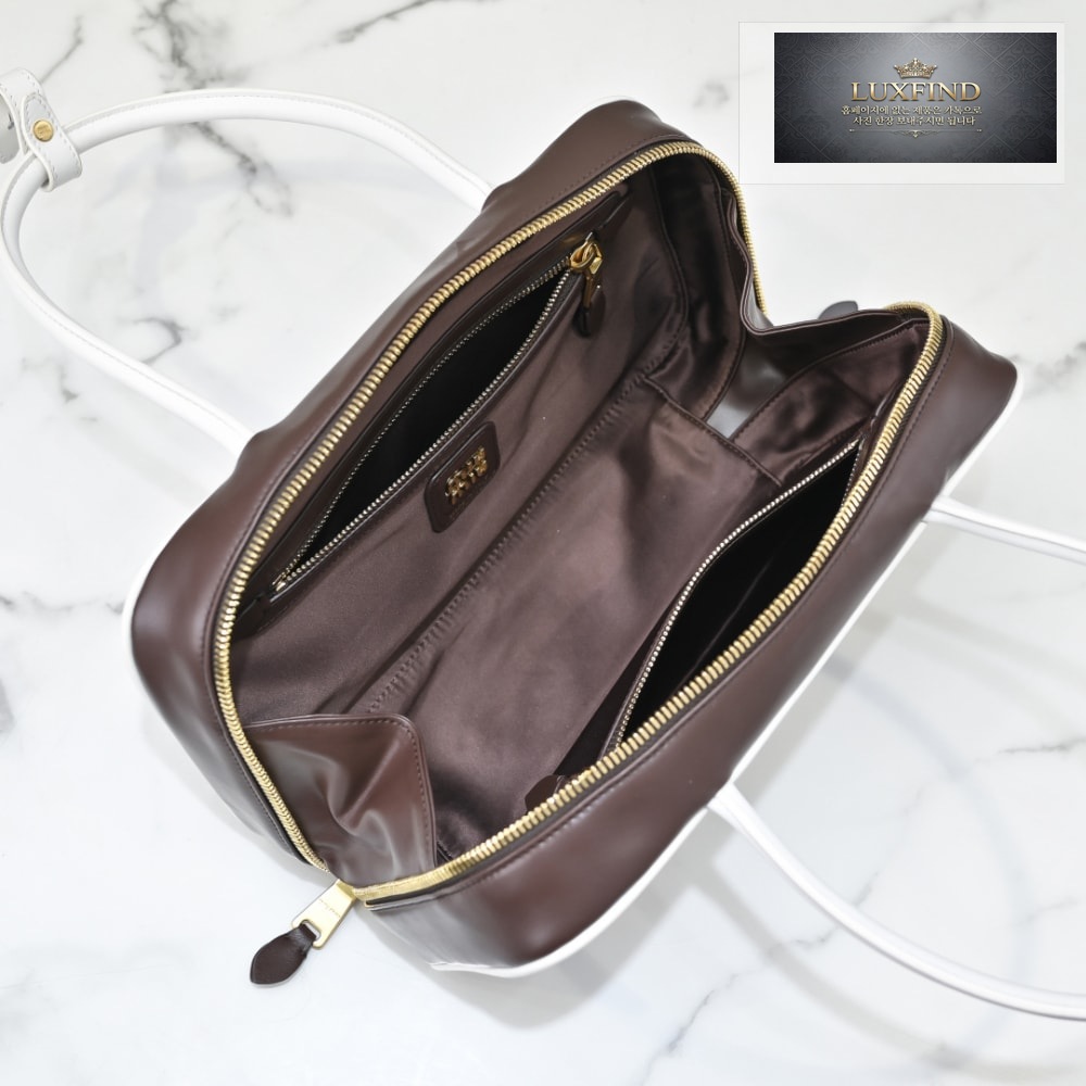 Miu Miu Beau Leather Top Handle