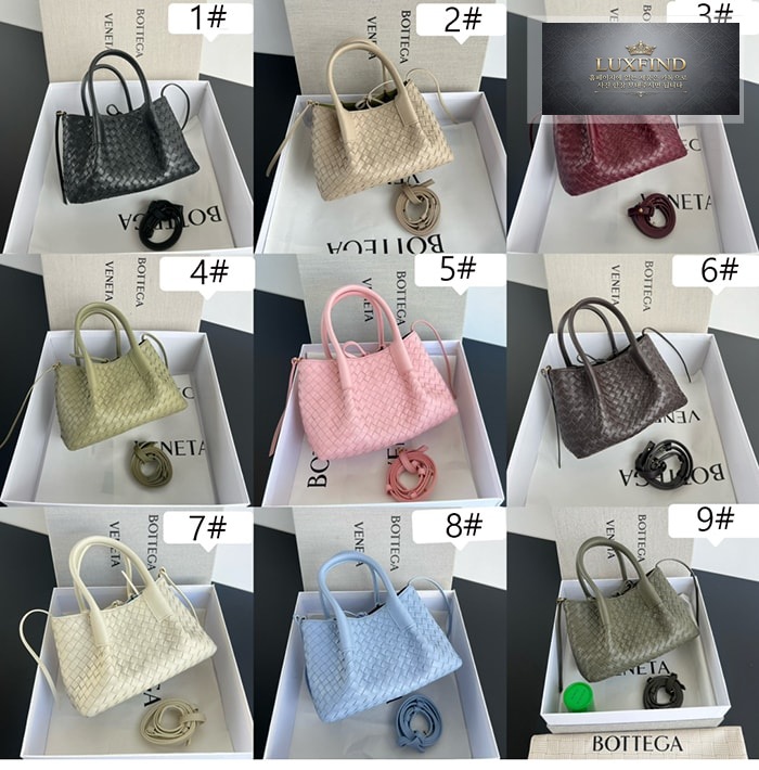 보테가베네타 인트레치아토 스몰 피나코테카 “ 9 COLOR ”