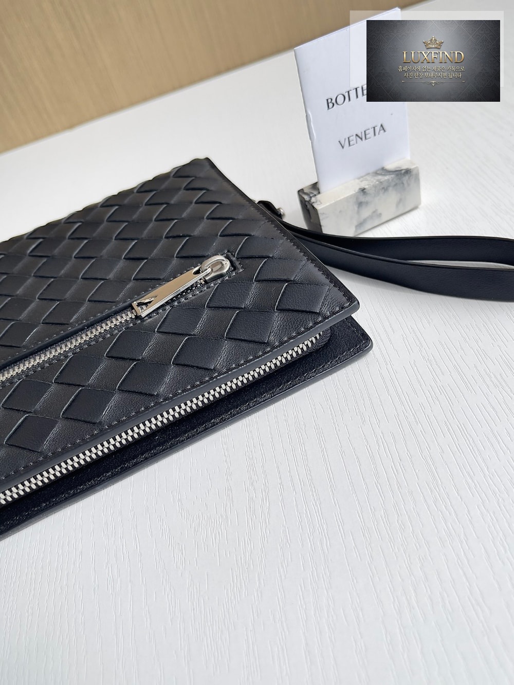 Bottega Veneta Intrecciato Document Case With Wristlet