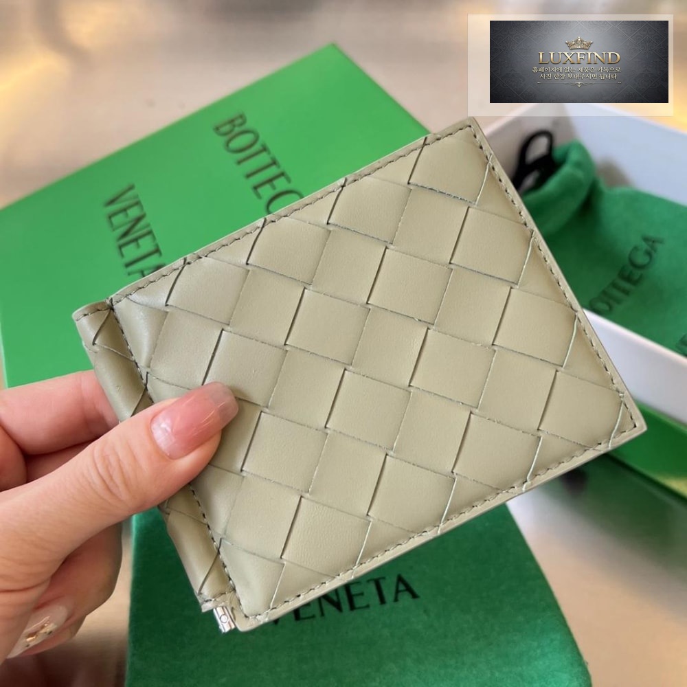 Bottega Veneta Intrecciato Bill_Clip_Wallet
