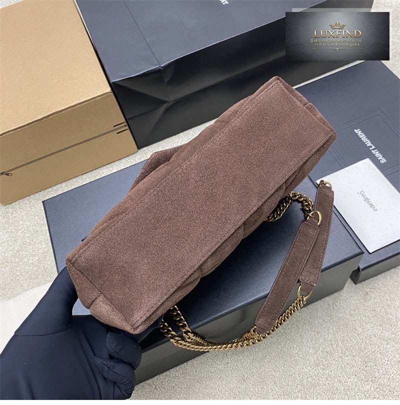 생로랑 루루 푸퍼 스웨이드 토이 백 759337