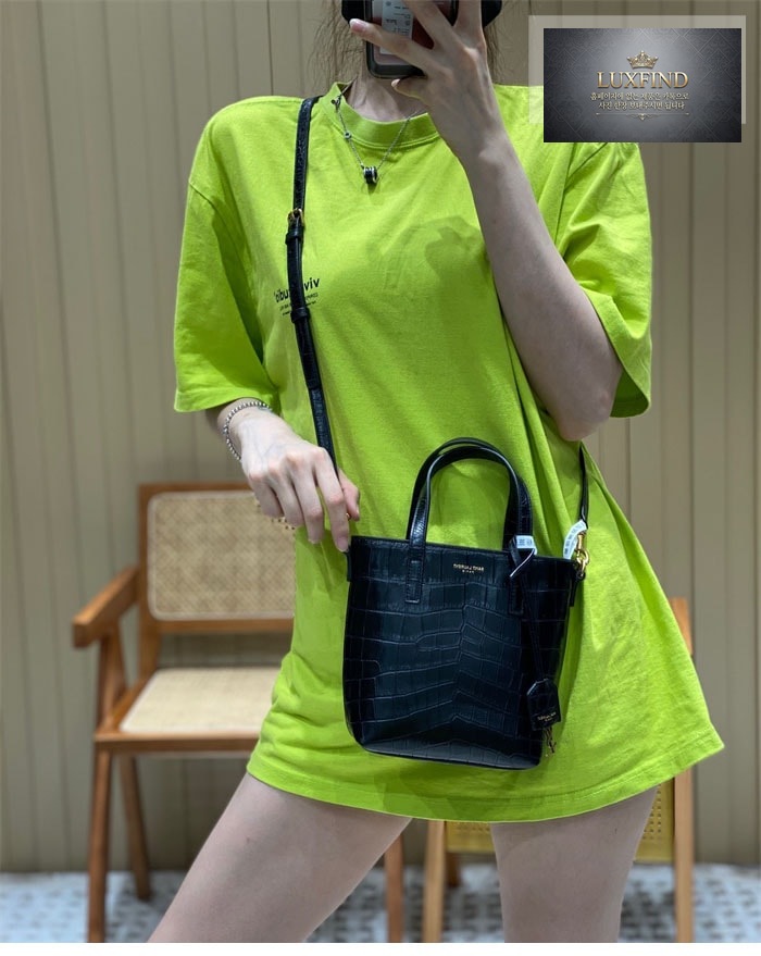 생로랑 토이 쇼퍼 미니 토트 백