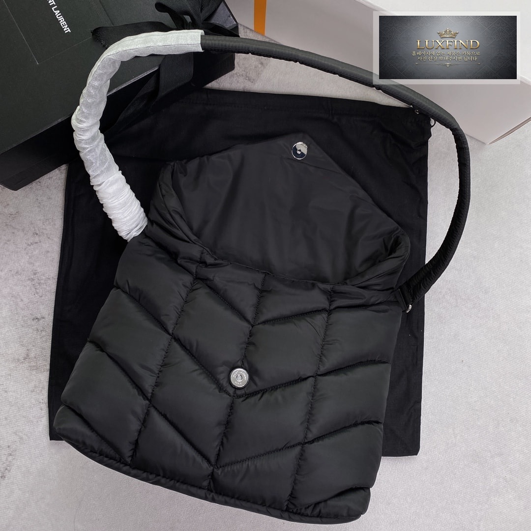 생로랑 에코 나일론 YSL 푸퍼 메신저 백 34*27*12CM