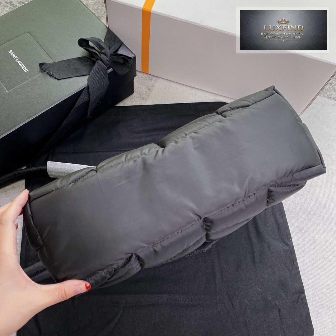 생로랑 에코 나일론 YSL 푸퍼 메신저 백 34*27*12CM