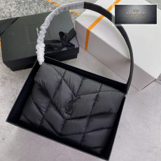 생로랑 에코 나일론 YSL 푸퍼 메신저 백 34*27*12CM