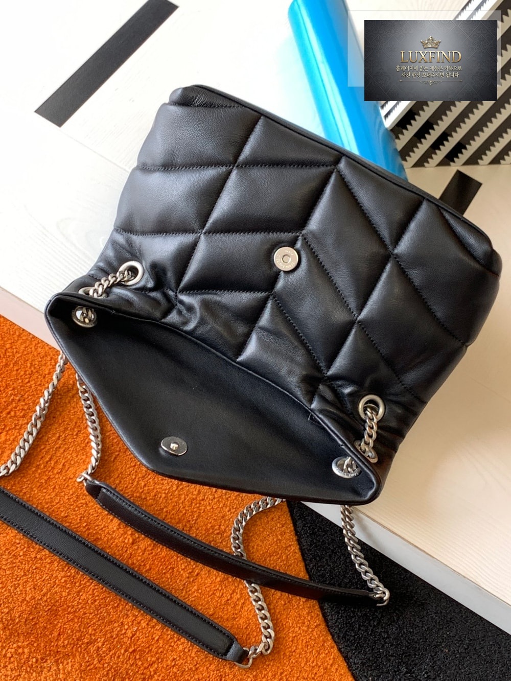 Saint Laurent Puffer Small in Nappa leather
