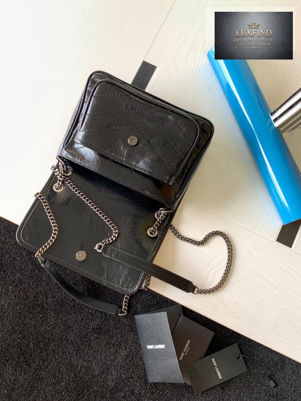 Saint Laurent Niky Baby In Vintage Leather