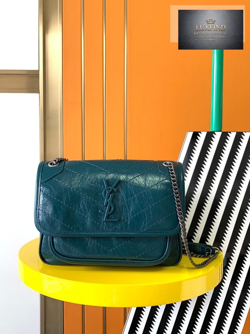Saint Laurent Niky Baby In Vintage Leather