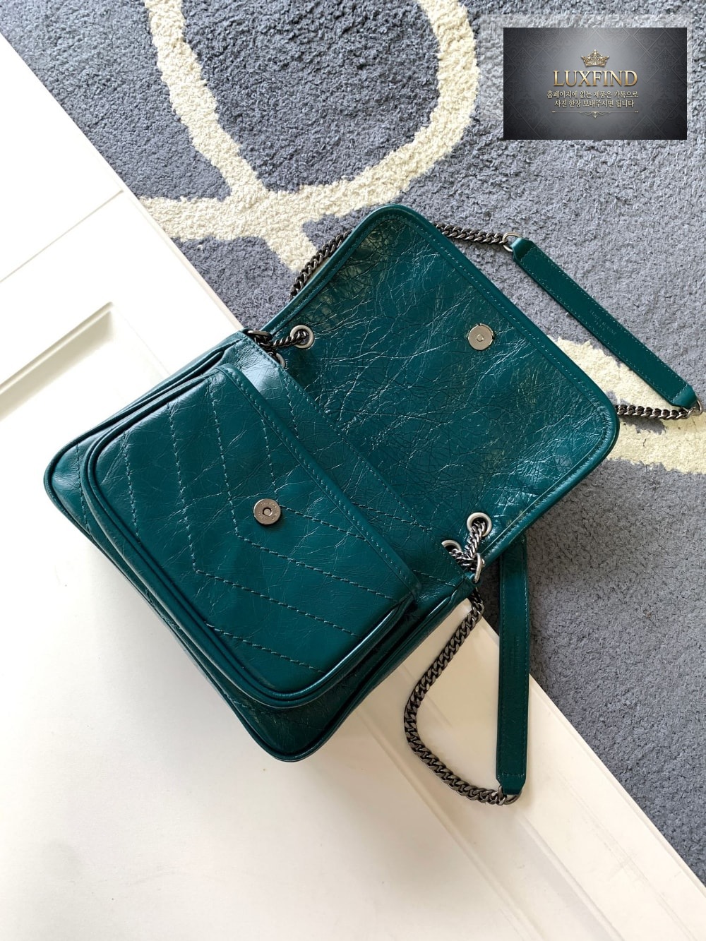 Saint Laurent Niky Baby In Vintage Leather