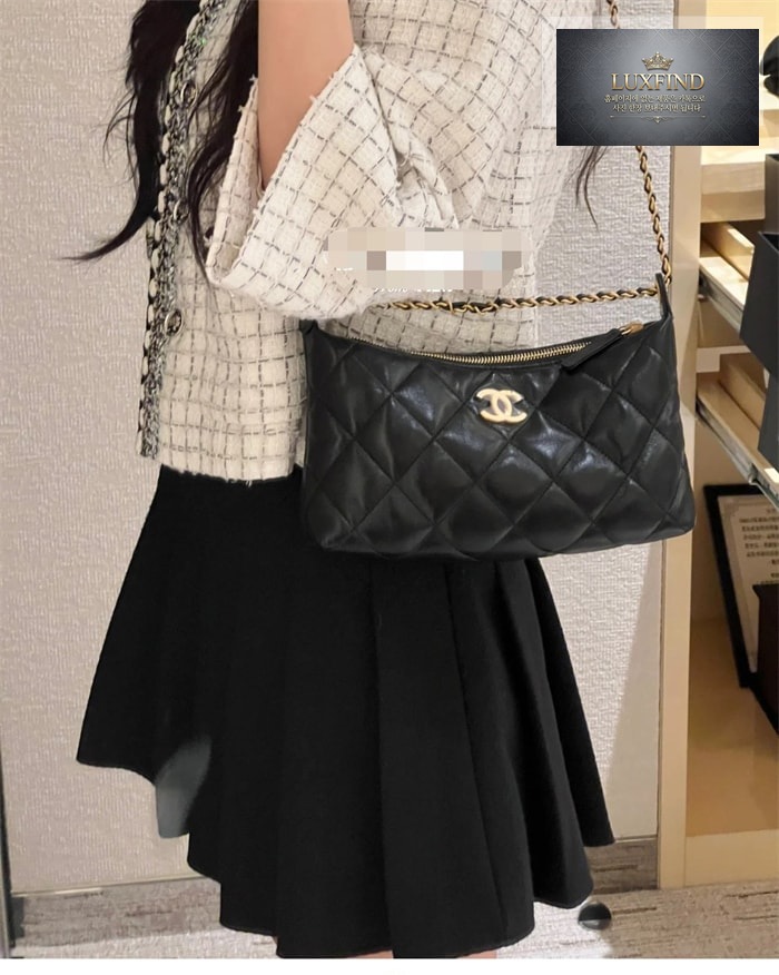 샤넬 25s 금장 호보 백