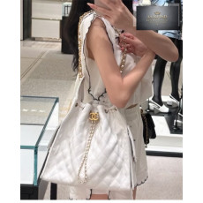 샤넬 25s 골드 메탈 미디엄 호보 백