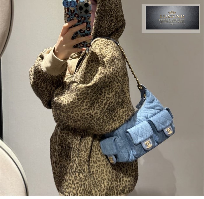 샤넬 25c 맥시 호보백