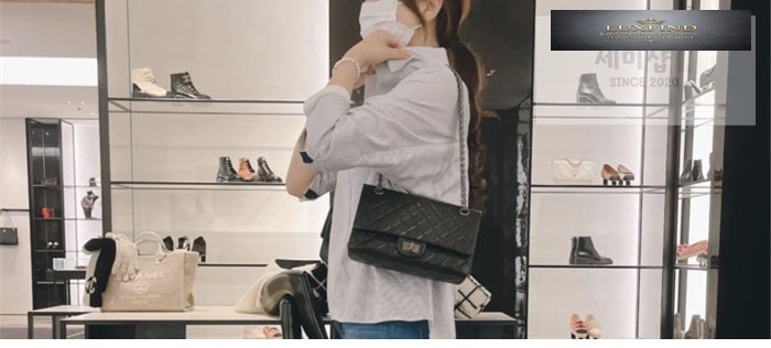 샤넬 2.55 빈티지 플랩백 은장