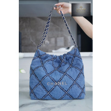 Chanel 22 Small Stitch Denim