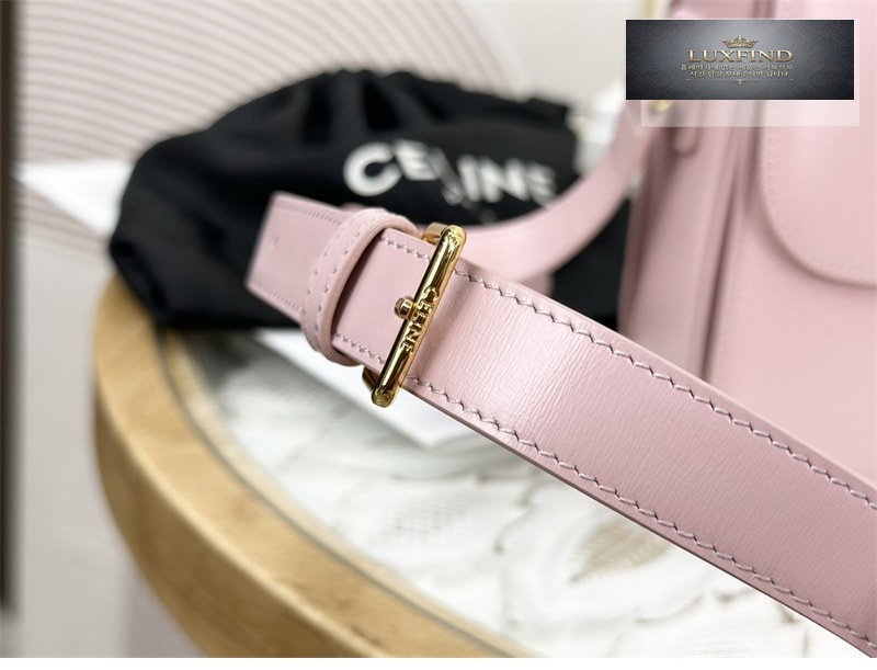 셀린느 틴 트리옹프 백 샤이니 카프스킨 파스텔 핑크 187363