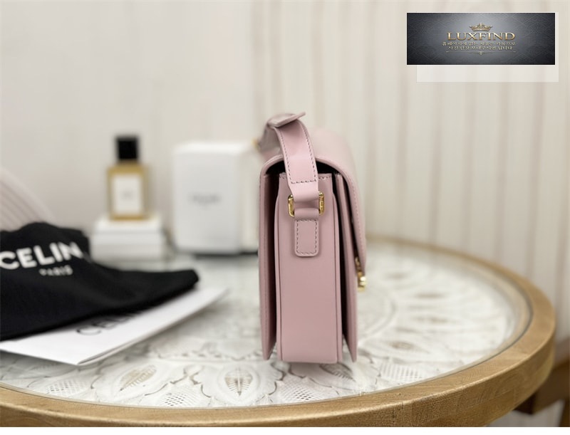 셀린느 틴 트리옹프 백 샤이니 카프스킨 파스텔 핑크 187363