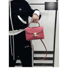 셀린느 틴 니노 백 새틴 카프스킨 로즈 118113