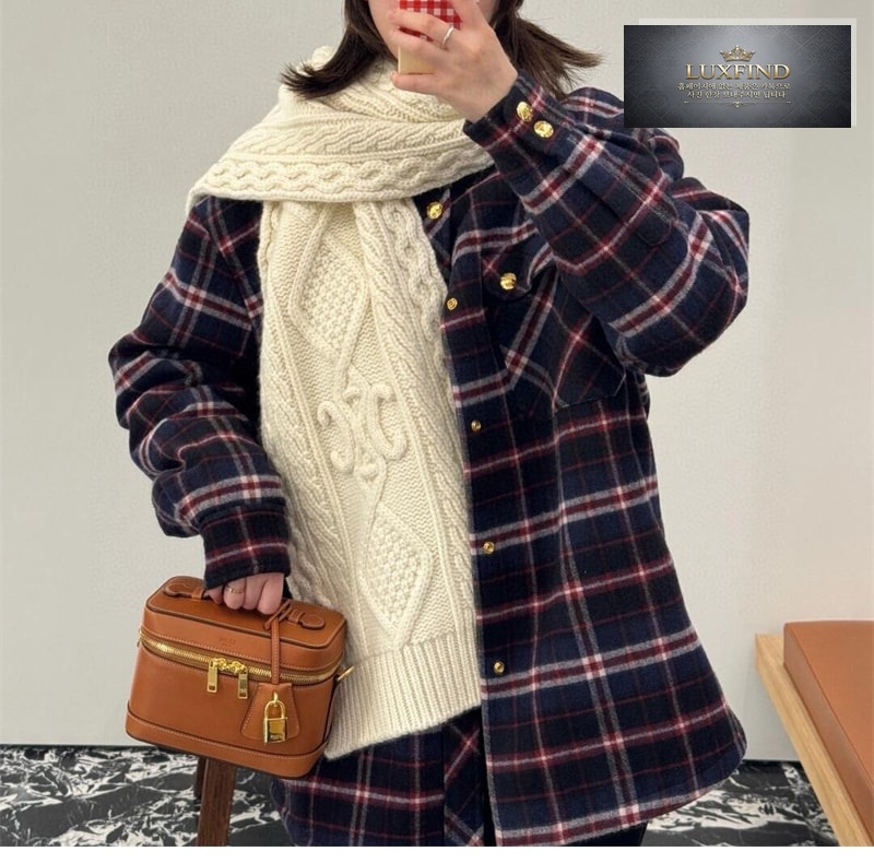 셀린느 카프스킨 베니티 토트백 119463