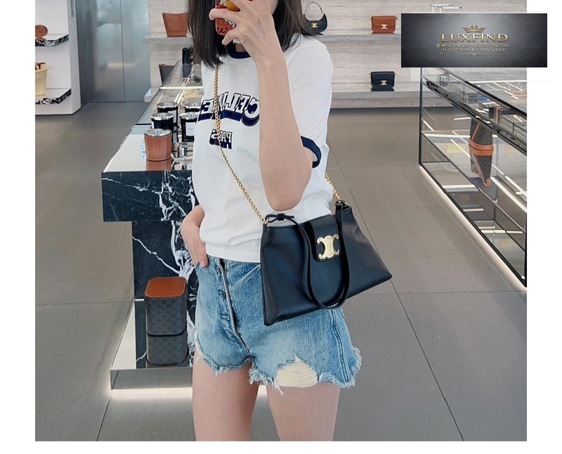 셀린느 월튼 트리오페 클러치 숄더백 113673