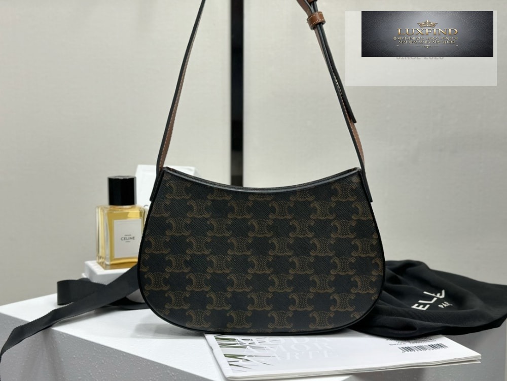 Celine Tilly Canvas & Calfskin
