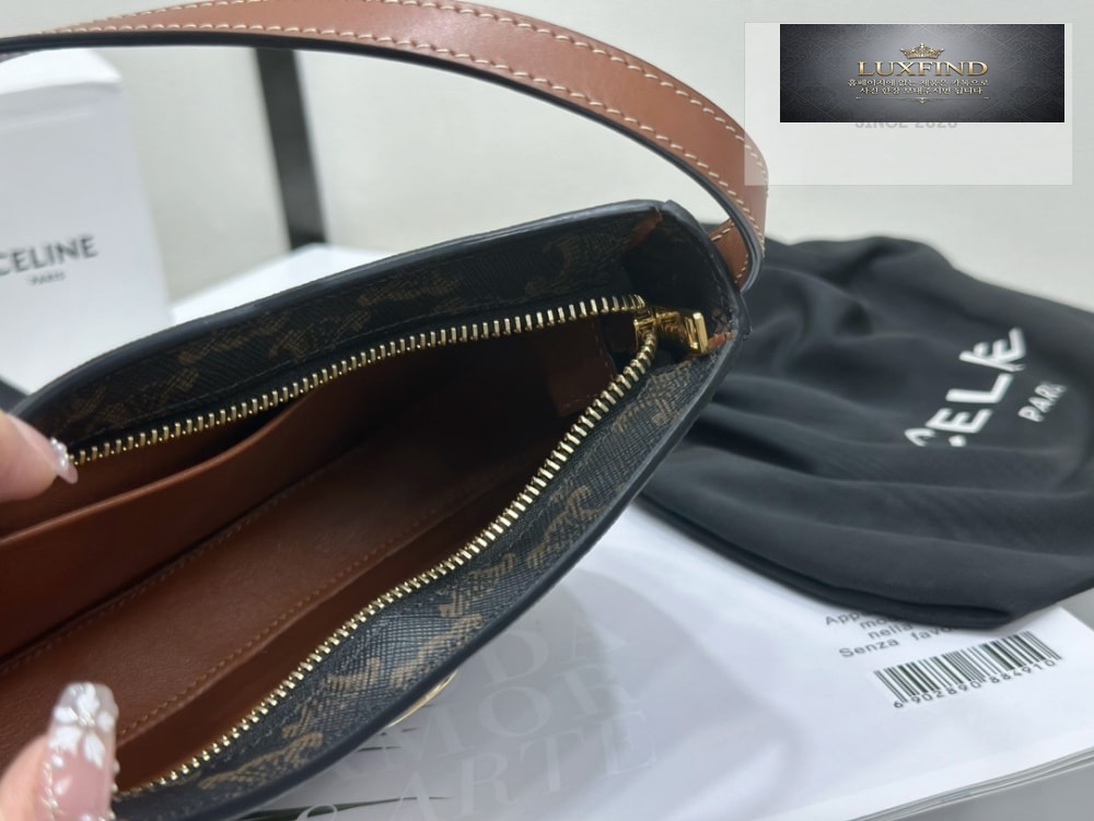 Celine Tilly Canvas & Calfskin