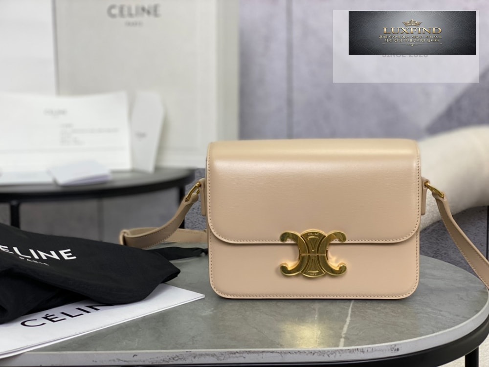 Celine Teen Triomphe Bag Shiny Calfskin