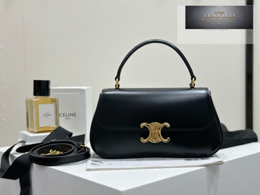 Celine Teen Lola Triomphe Shiny Calfskin