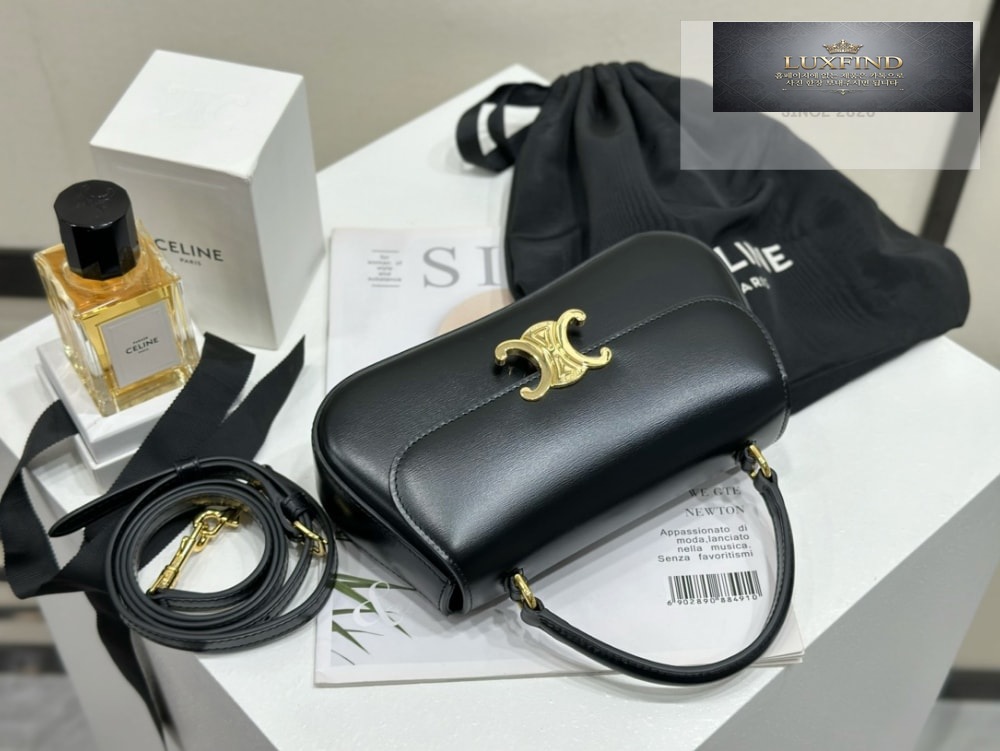 Celine Teen Lola Triomphe Shiny Calfskin