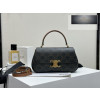 Celine Teen Lola Triomphe Canvas and Calfskin
