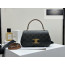 Celine Teen Lola Triomphe Canvas and Calfskin