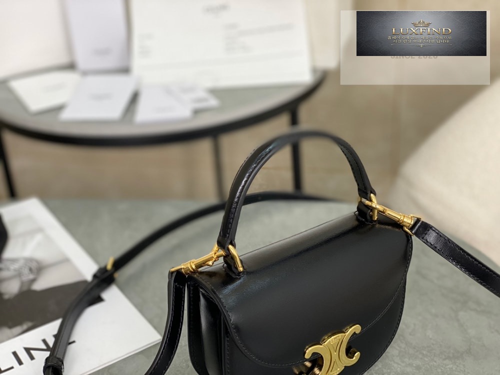 Celine Mini Clea Vesace Calfskin