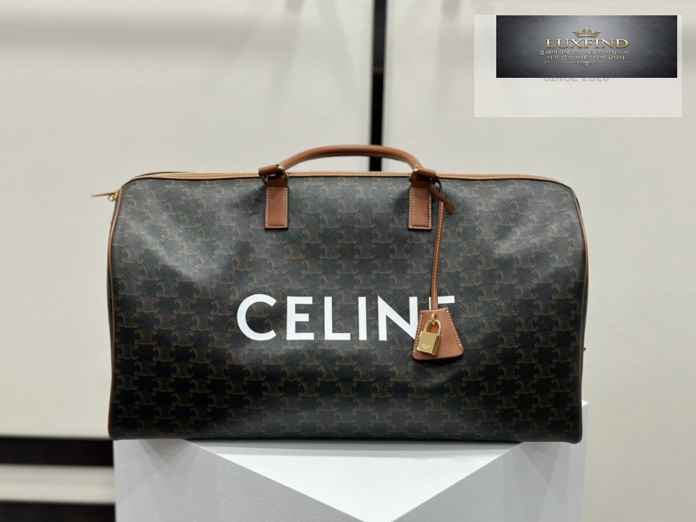 Celine Large Voyage Triomphe Canvas with Celine Print