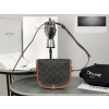 Celine Folco bag in Triomphe Canvas and Calfskin