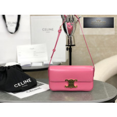 Celine Claude Triomphe Shoulder Bag Calfskin