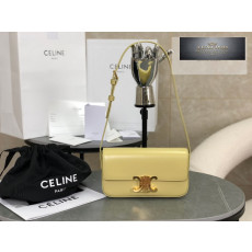 Celine Claude Triomphe Shoulder Bag Calfskin