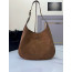 프라다 라지 스웨이드 숄더백