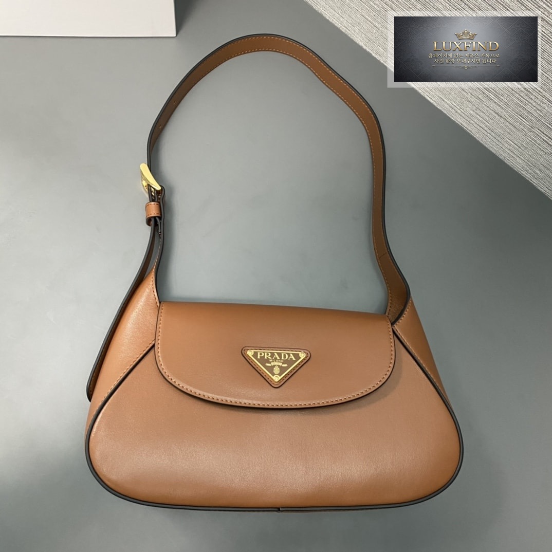 프라다 스몰 가죽 숄더백 25*15*5.5cm “4COLOR”